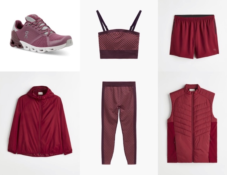 Red Fitness Clothes